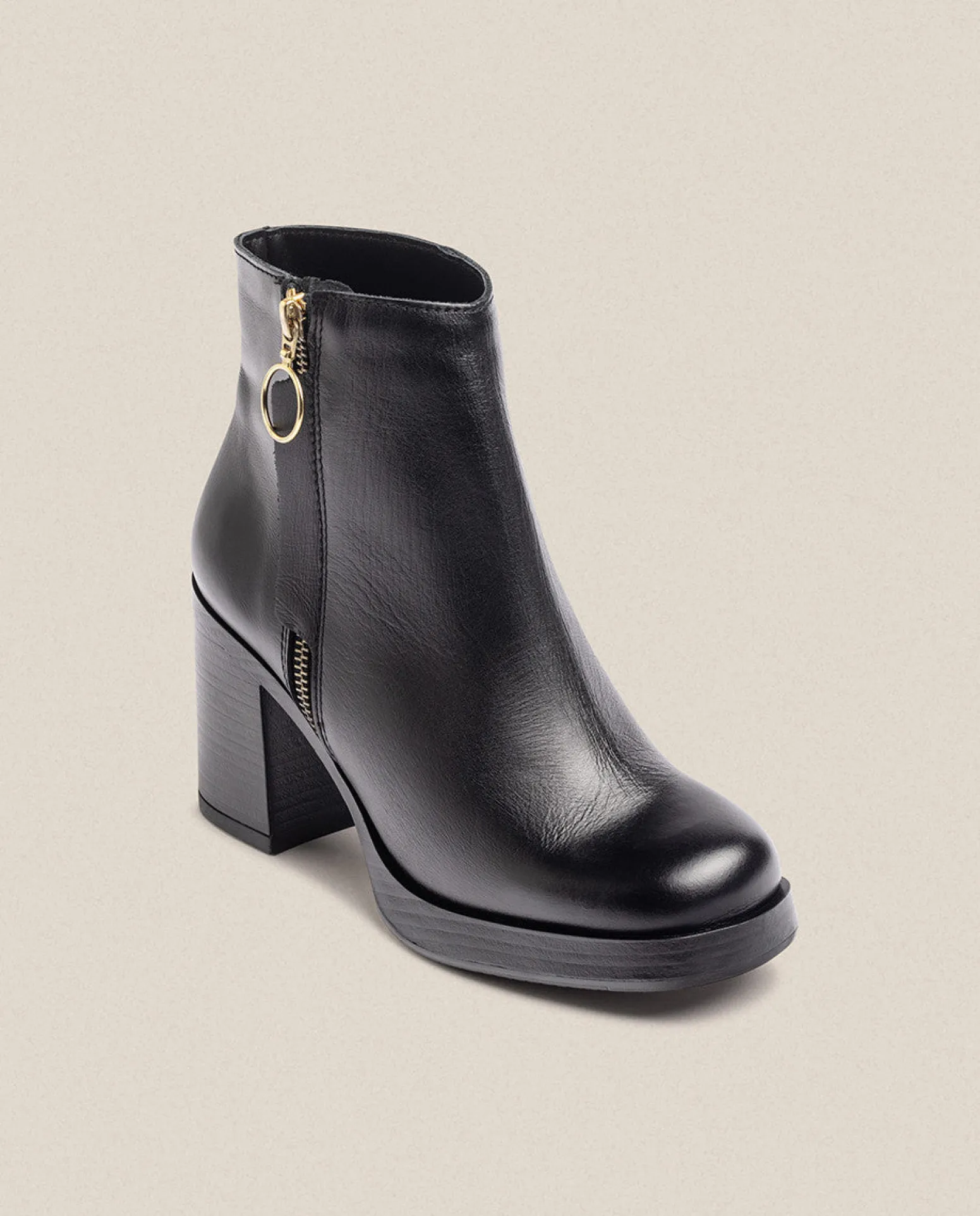 Bottine à Talon KOLIN-007 Noir