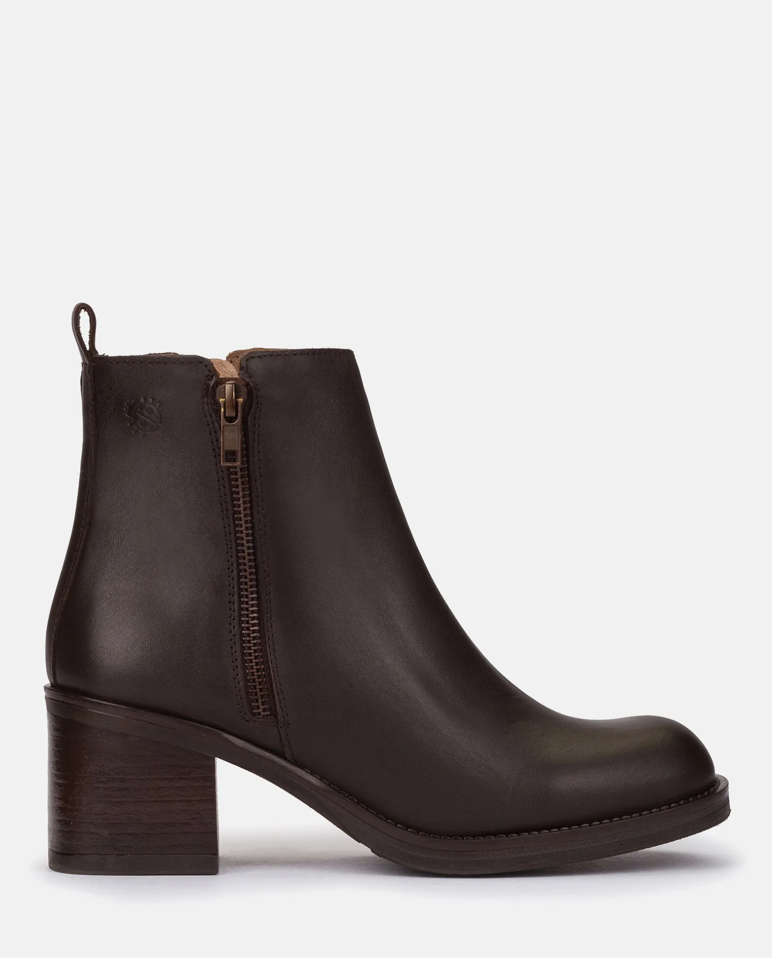 Bottine à Talon LANDAS-002 Marron