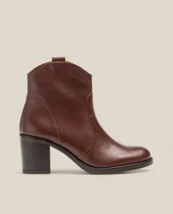 Bottine à Talon ORNE-003 Marron