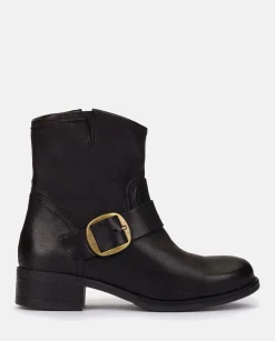Bottine Plat MONS-001 Noir