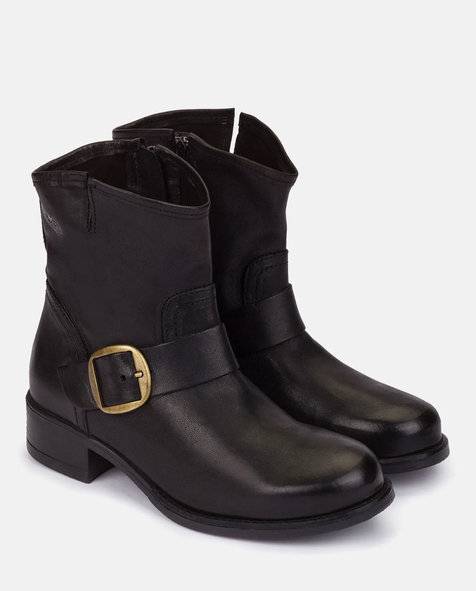 Bottine Plat MONS-001 Noir