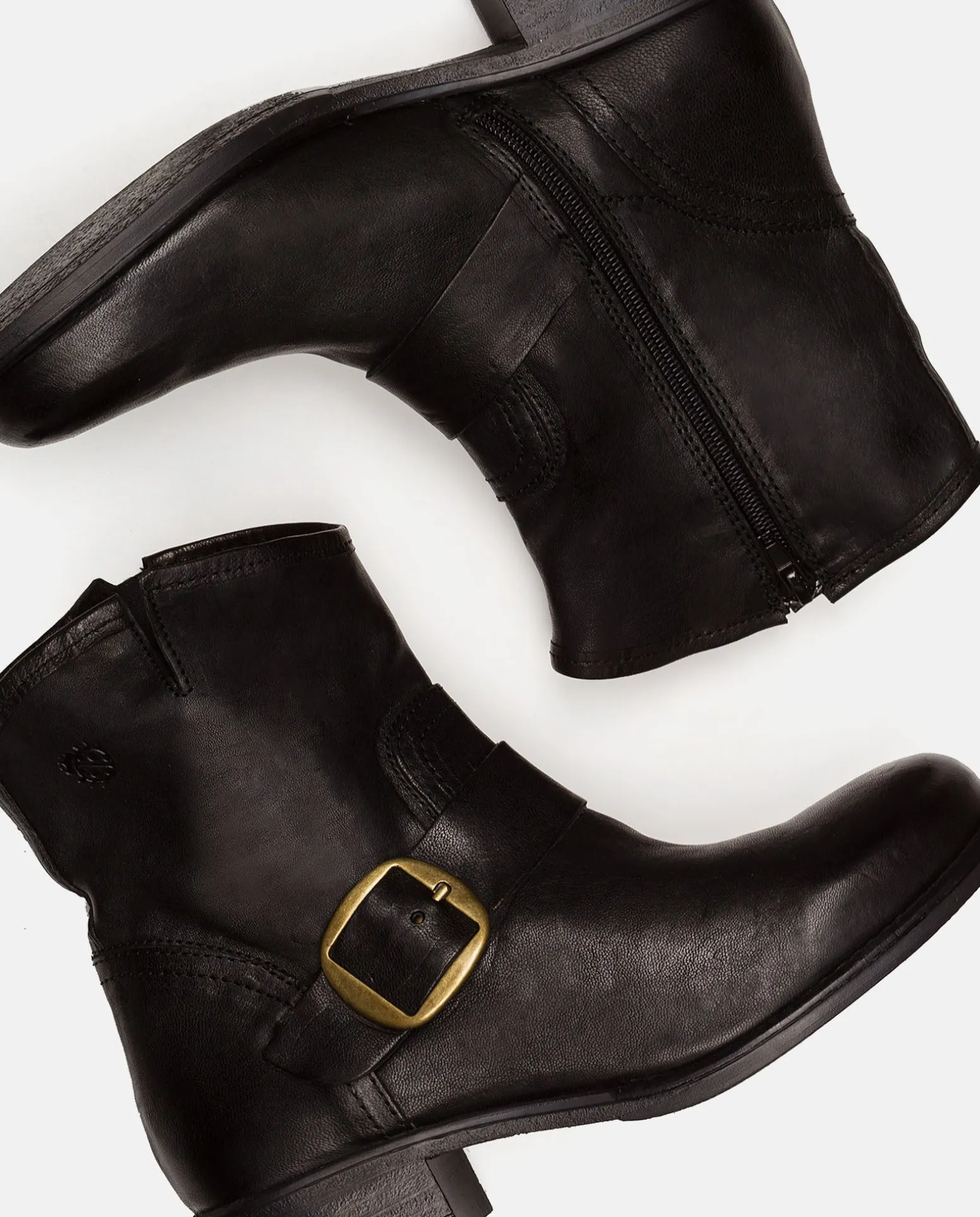 Bottine Plat MONS-001 Noir