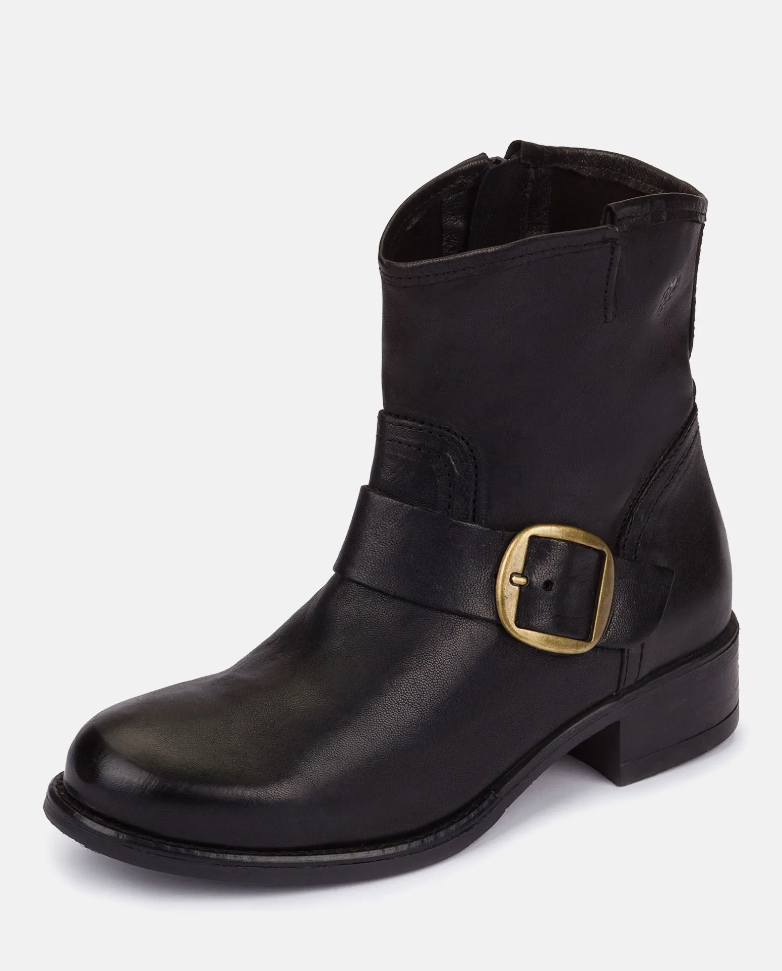 Bottine Plat MONS-001 Noir