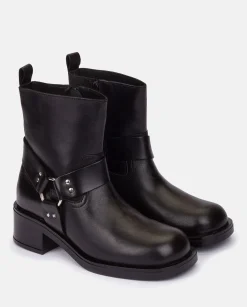 Bottine Plat SPA-005 Noir