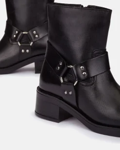Bottine Plat SPA-005 Noir