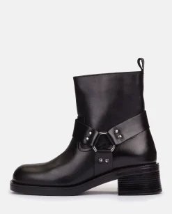 Bottine Plat SPA-005 Noir