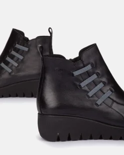 Bottine Plate ATENAS-033 Noir
