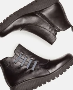 Bottine Plate ATENAS-033 Noir