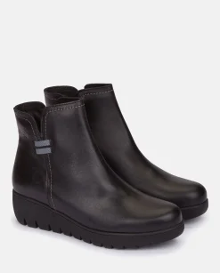 Bottine Plate ATENAS-032 Noir