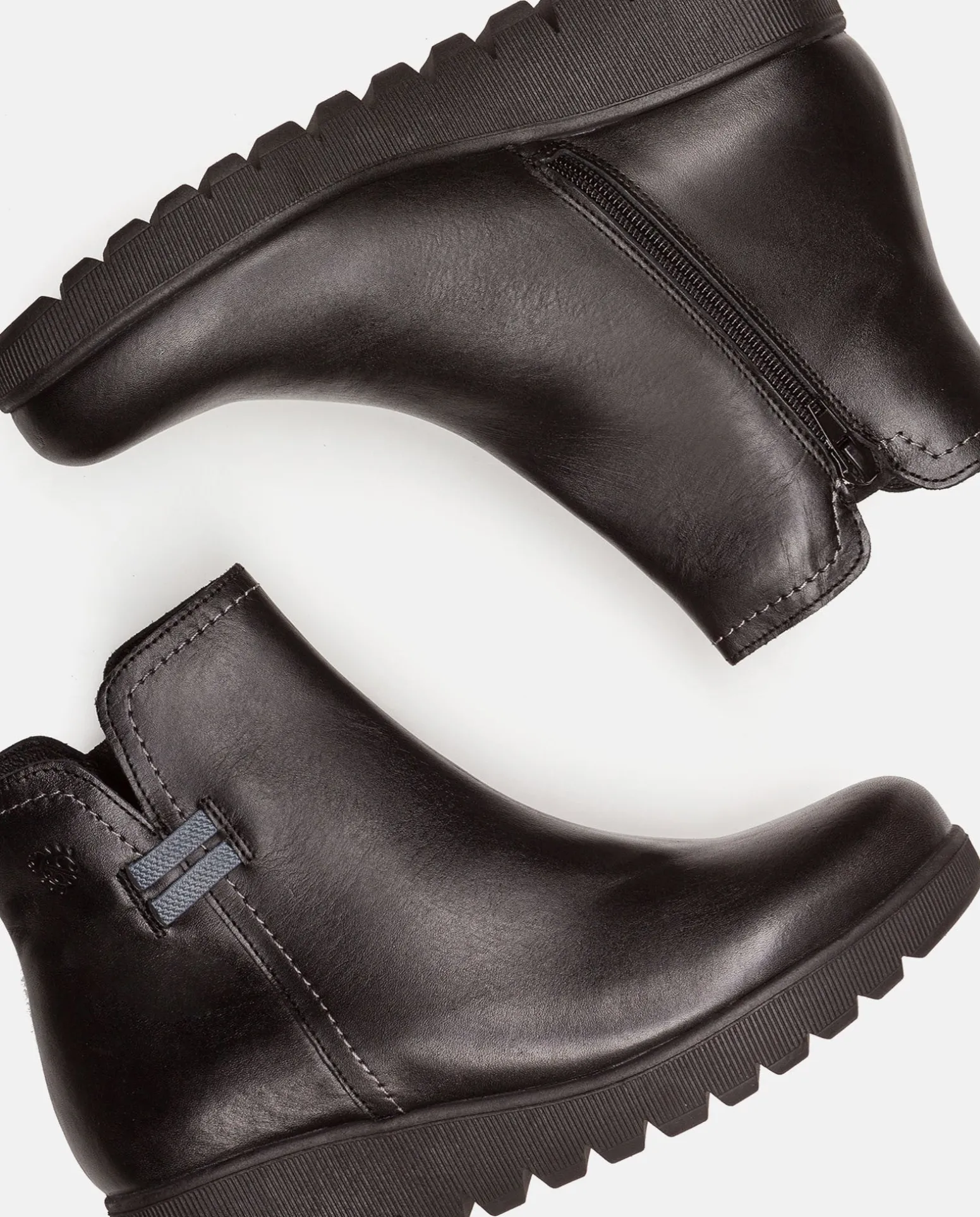 Bottine Plate ATENAS-032 Noir