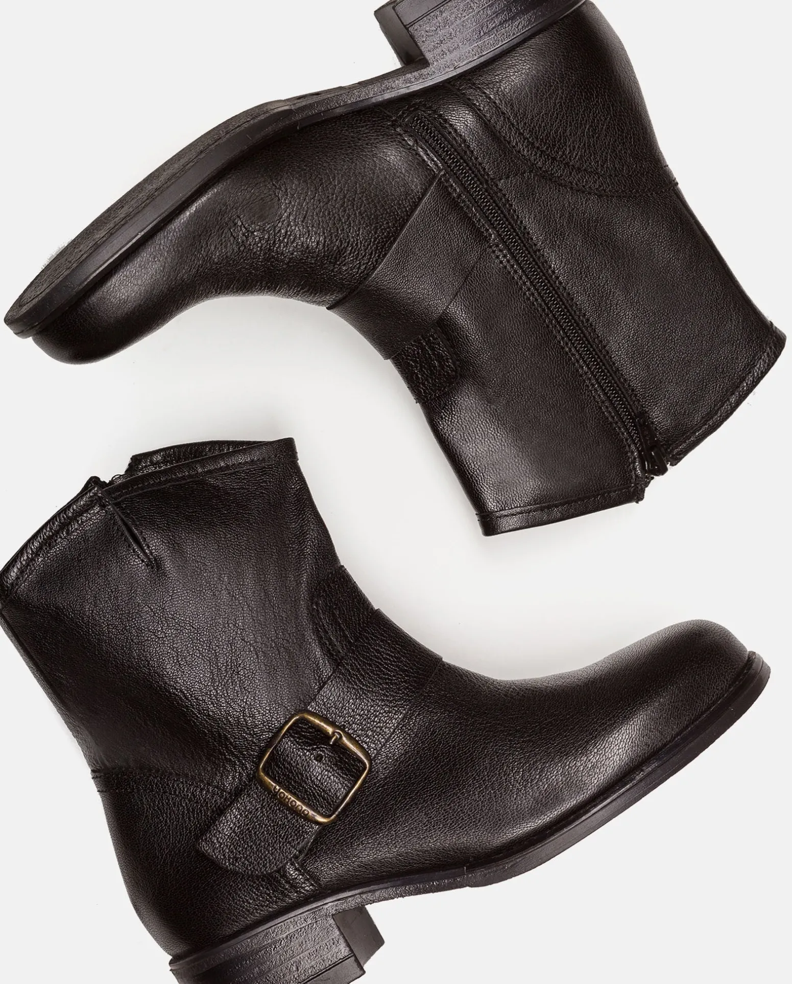 Bottine Plate CAMBRA-001 Noir