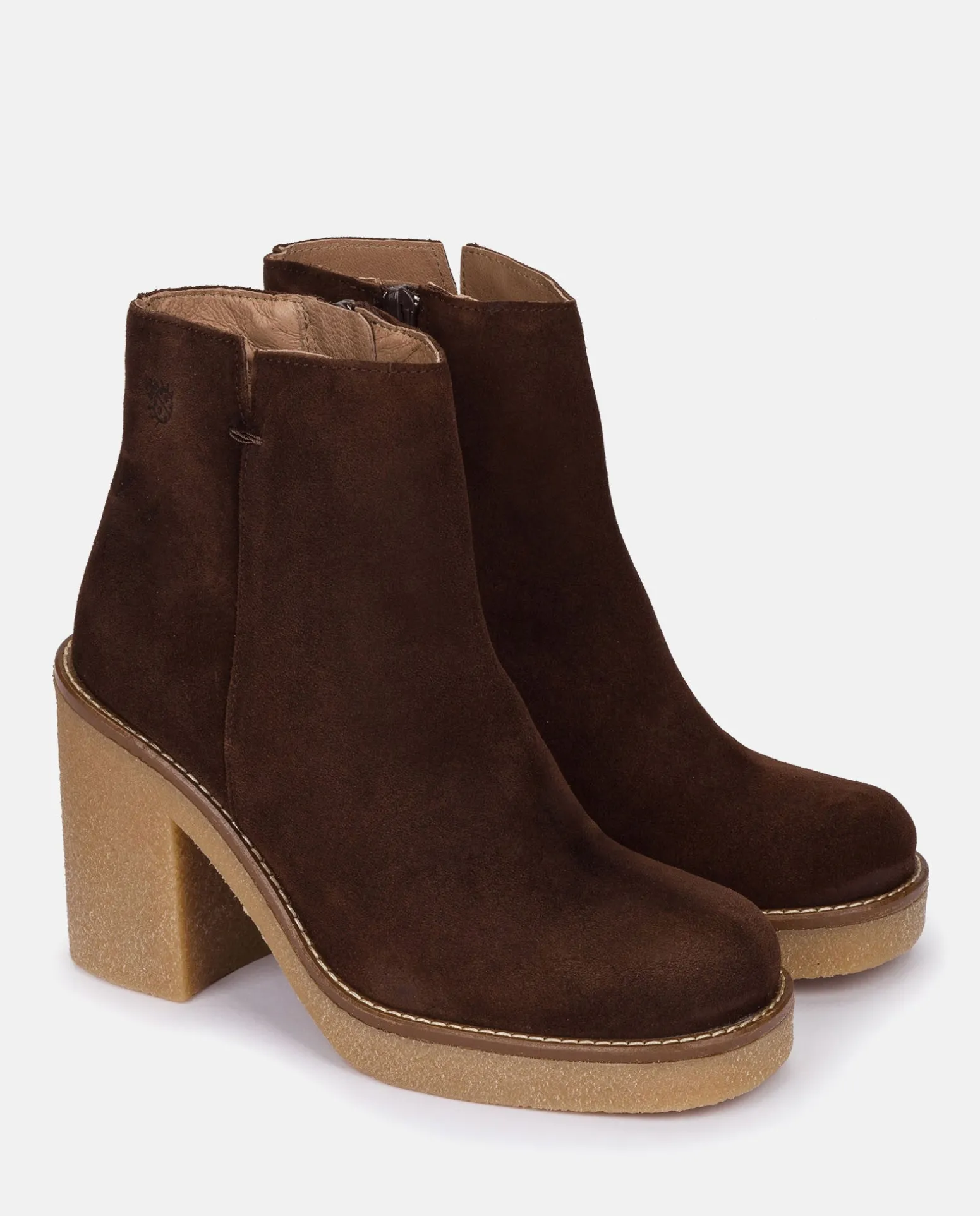 Bottines à Talon GELA-001 Marron