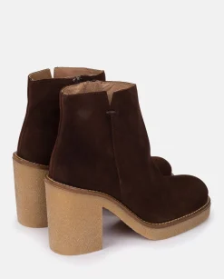 Bottines à Talon GELA-001 Marron