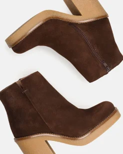 Bottines à Talon GELA-001 Marron