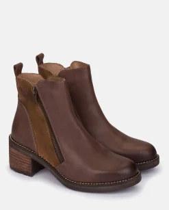 Bottines à Talon MESINA-002 Marron