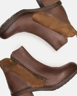 Bottines à Talon MESINA-002 Marron