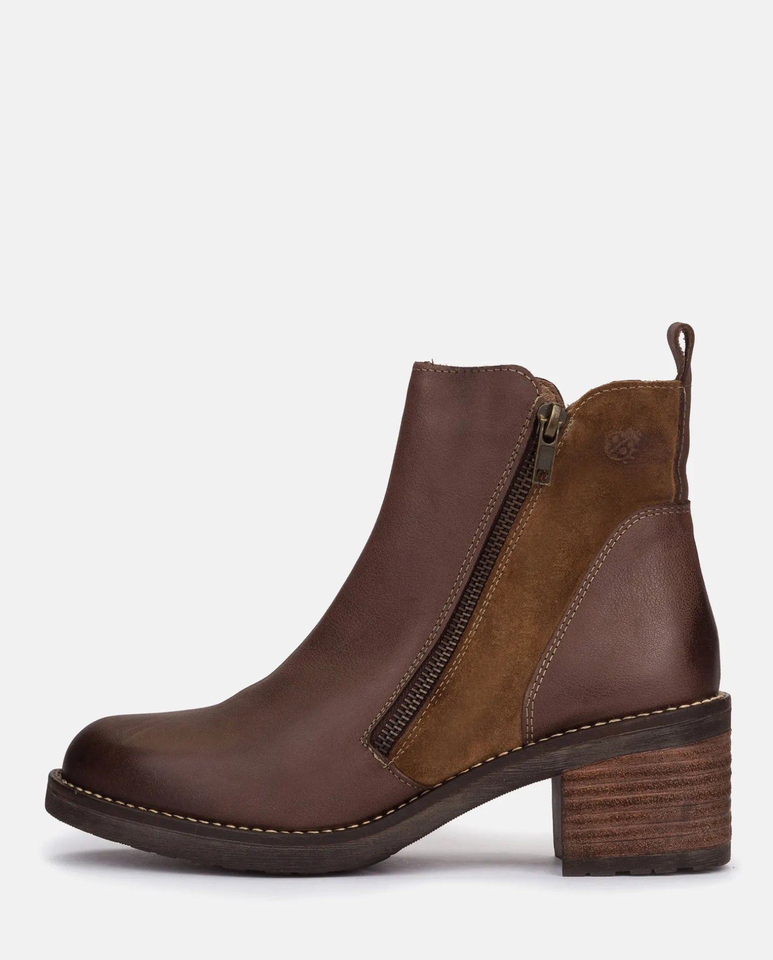 Bottines à Talon MESINA-002 Marron