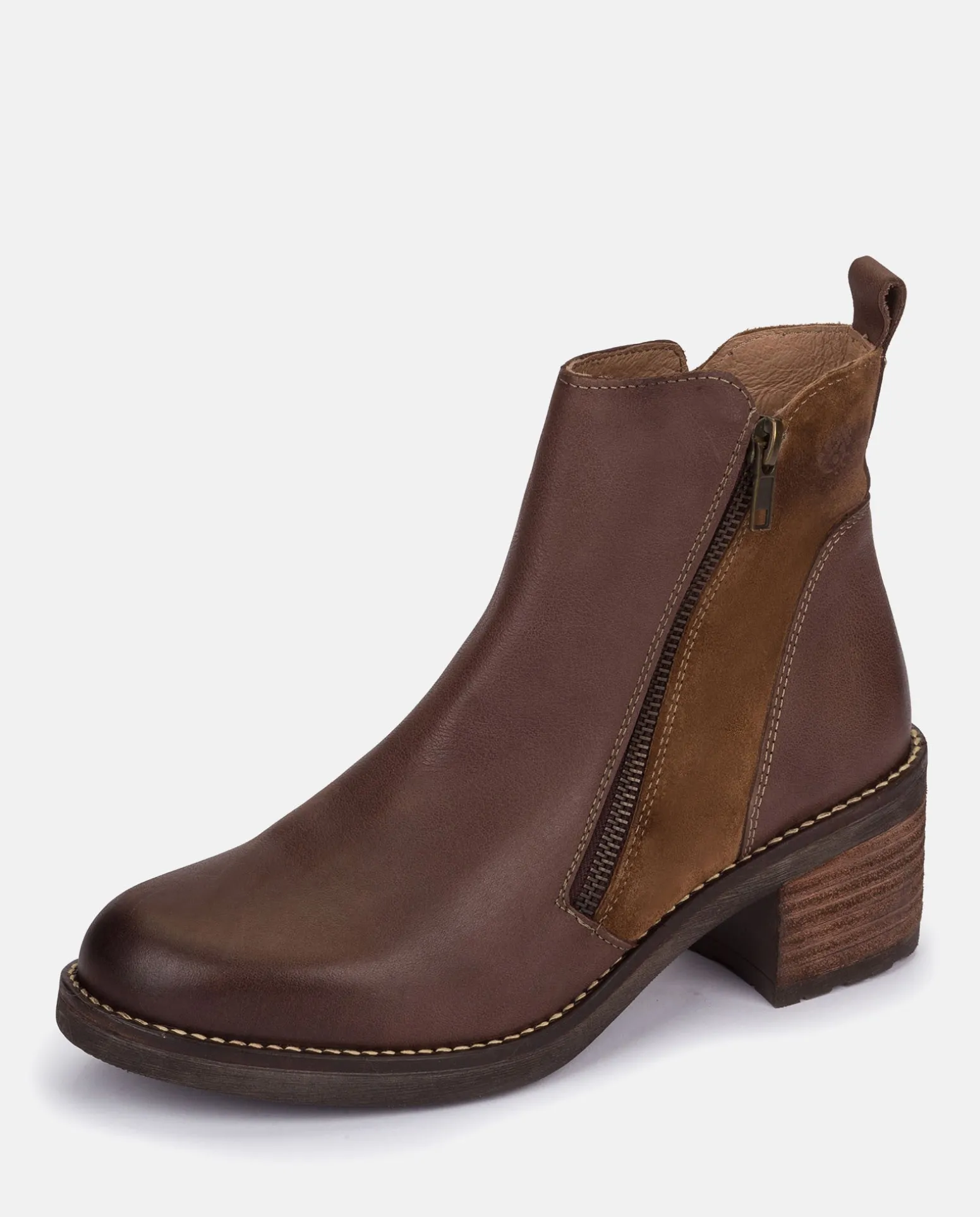 Bottines à Talon MESINA-002 Marron