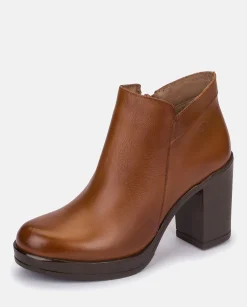 Bottines à Talon PILSEN-004 Marron