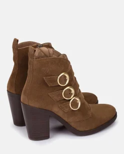 Bottines à Talon TOURS-005 Marron