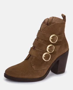 Bottines à Talon TOURS-005 Marron