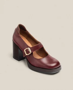 Chaussure à Talon KOLIN-010 Bordeaux