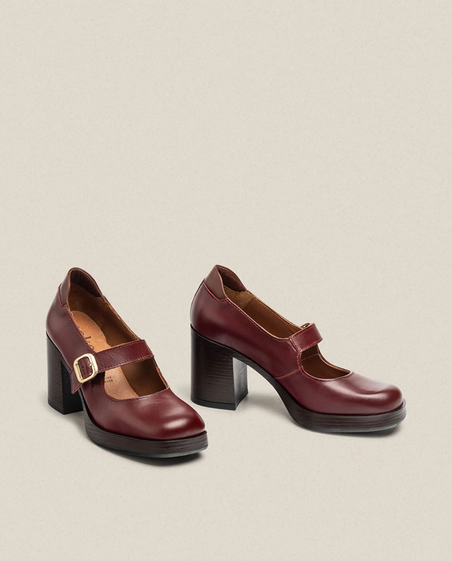 Chaussure à Talon KOLIN-010 Bordeaux