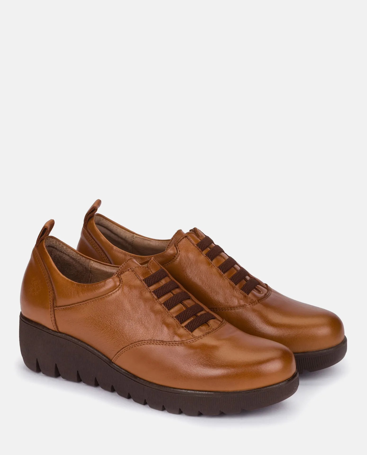 Chaussure Plate ATENAS-035 Marron