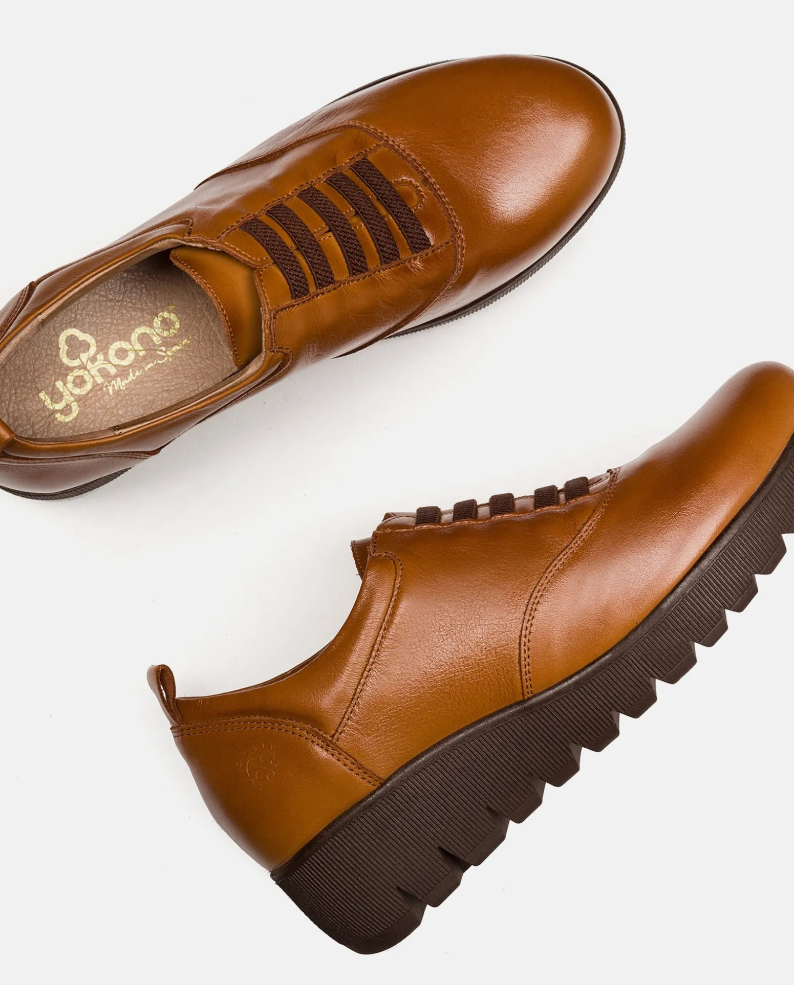 Chaussure Plate ATENAS-035 Marron