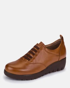 Chaussure Plate ATENAS-035 Marron