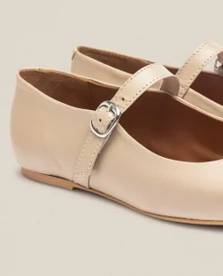 Chaussure Plate LENNA-001 Beige