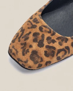 Chaussure Plate LENNA-001 Léopard