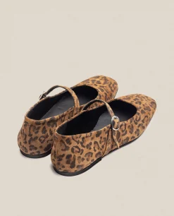 Chaussure Plate LENNA-001 Léopard