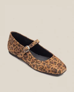 Chaussure Plate LENNA-001 Léopard