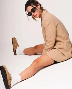 Chaussure Plate ZUECO-559 Beige