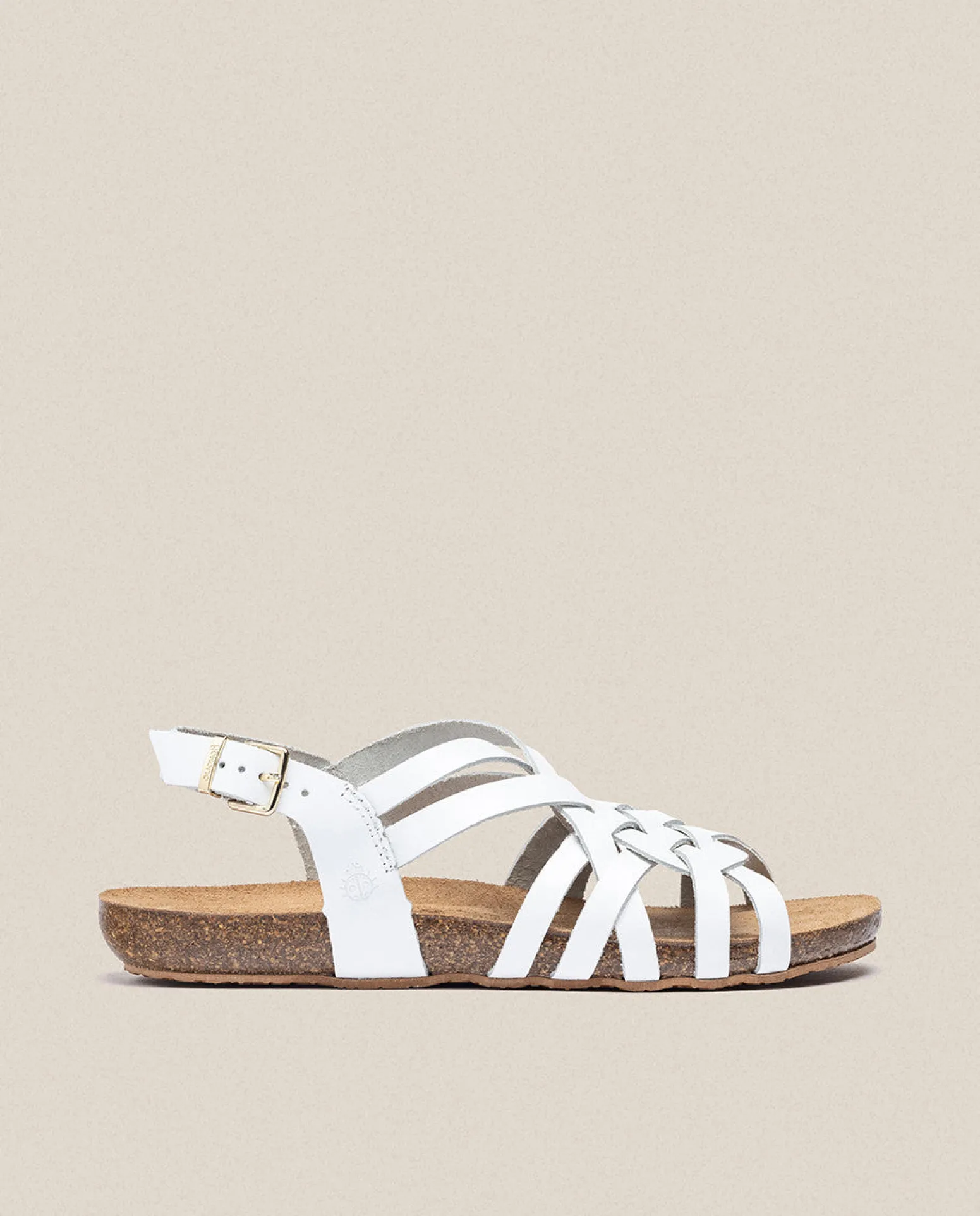 Sandale Plate IBIZA-175 Blanc