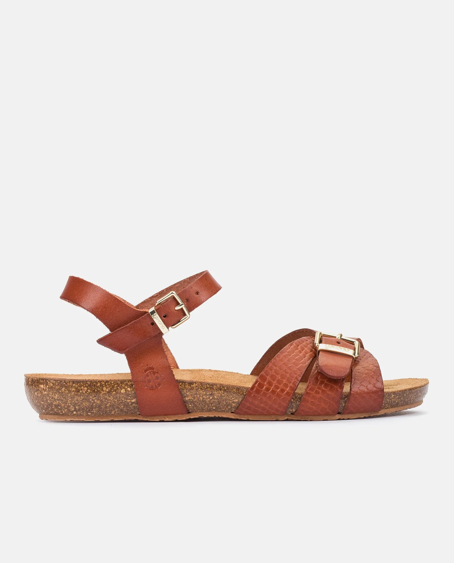 Sandale Plate IBIZA-185 Marron