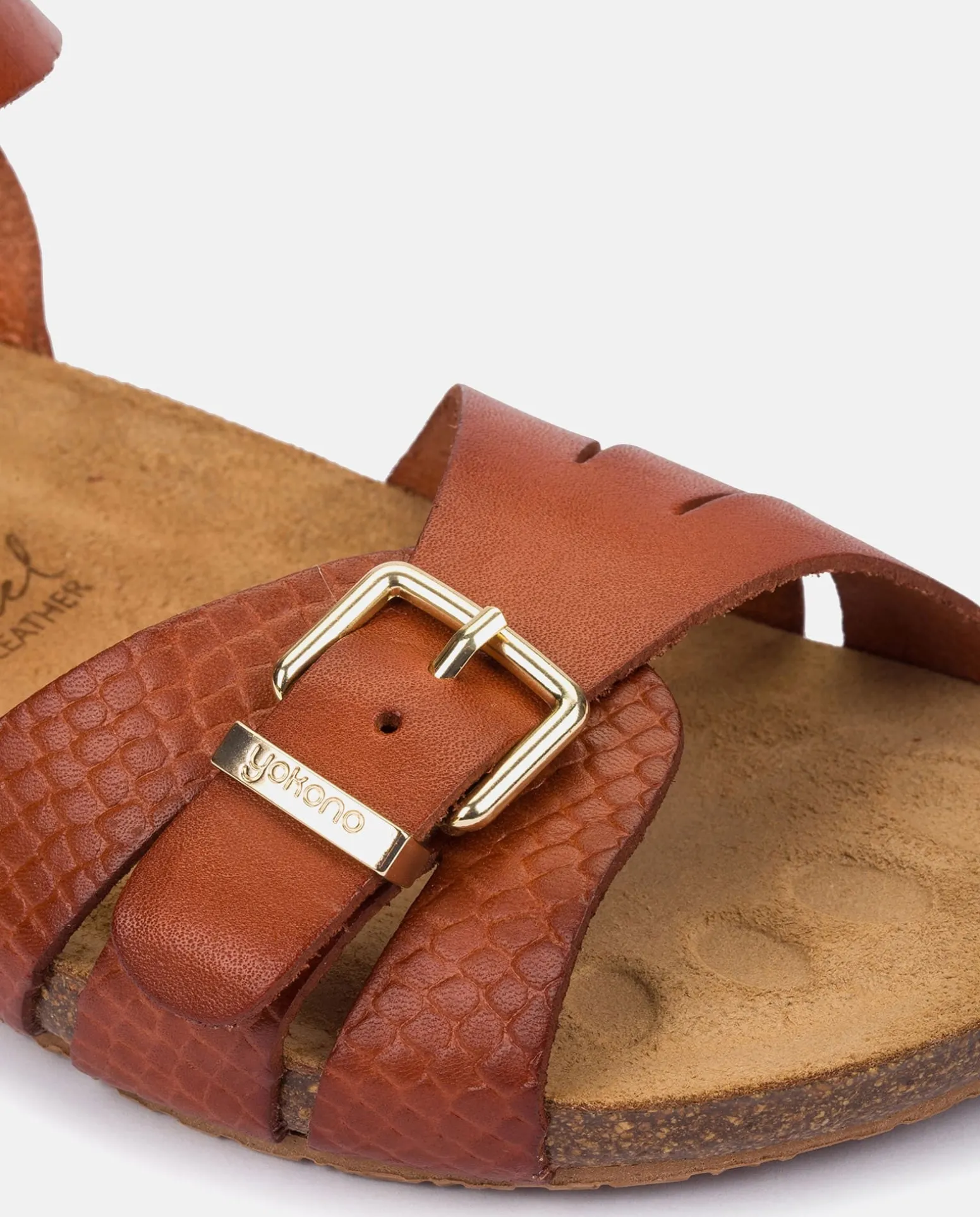 Sandale Plate IBIZA-185 Marron
