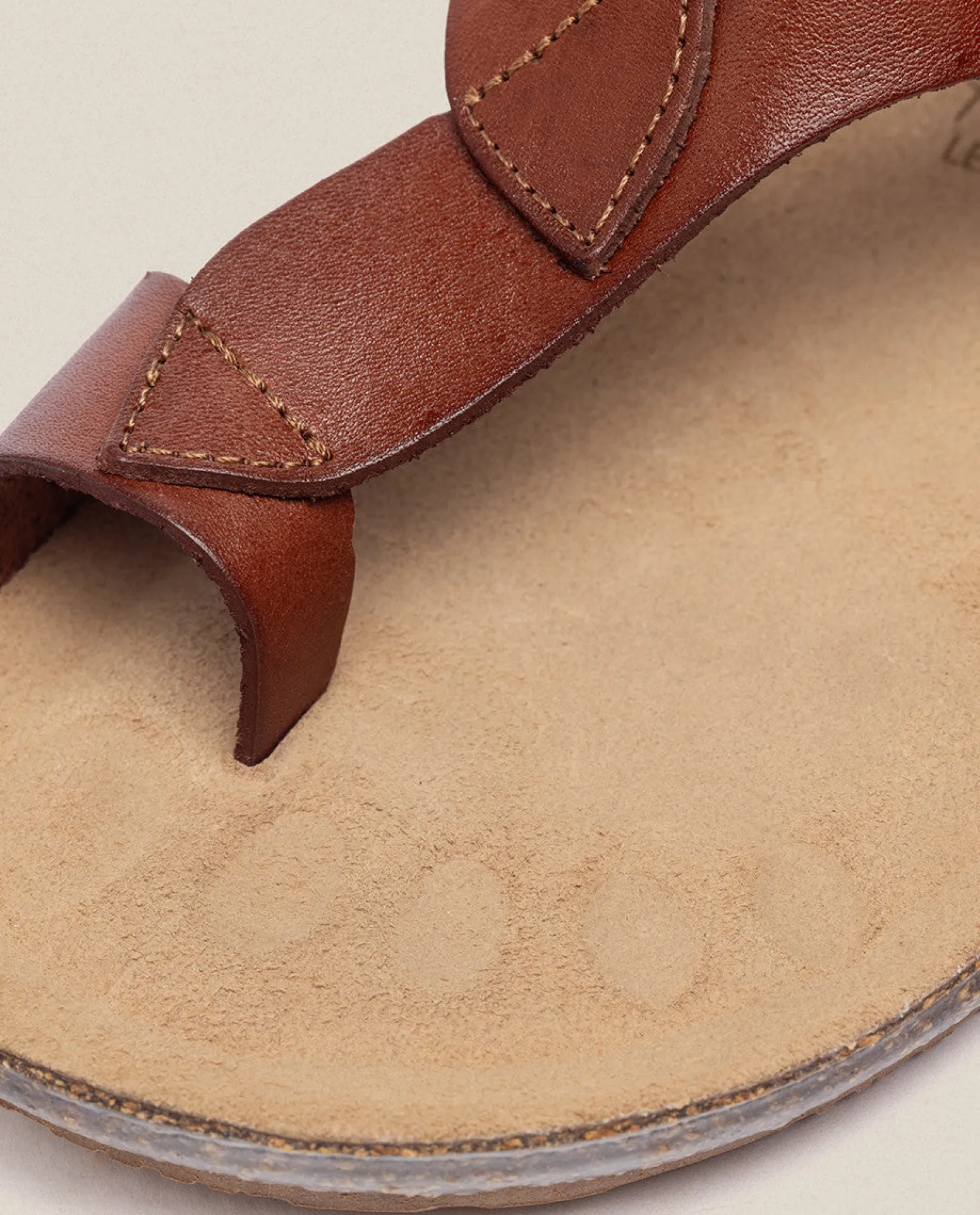 Sandale Plate IBIZA-174 Marron