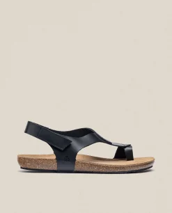 Sandale Plate IBIZA-174 Noir