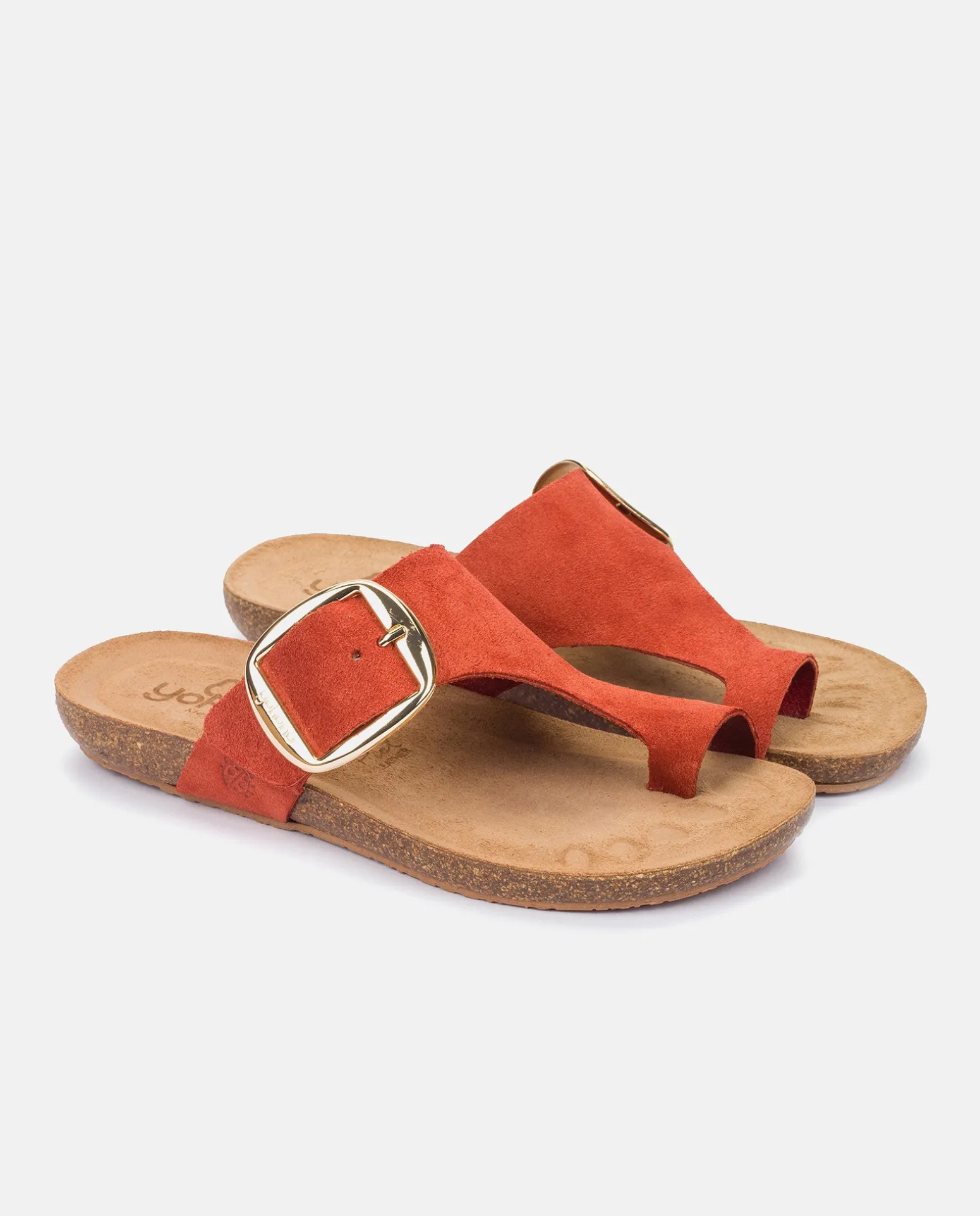 Sandale Plate IBIZA-205 Orange