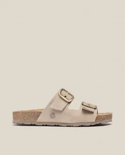 Sandale Plate JERBA-136 Beige