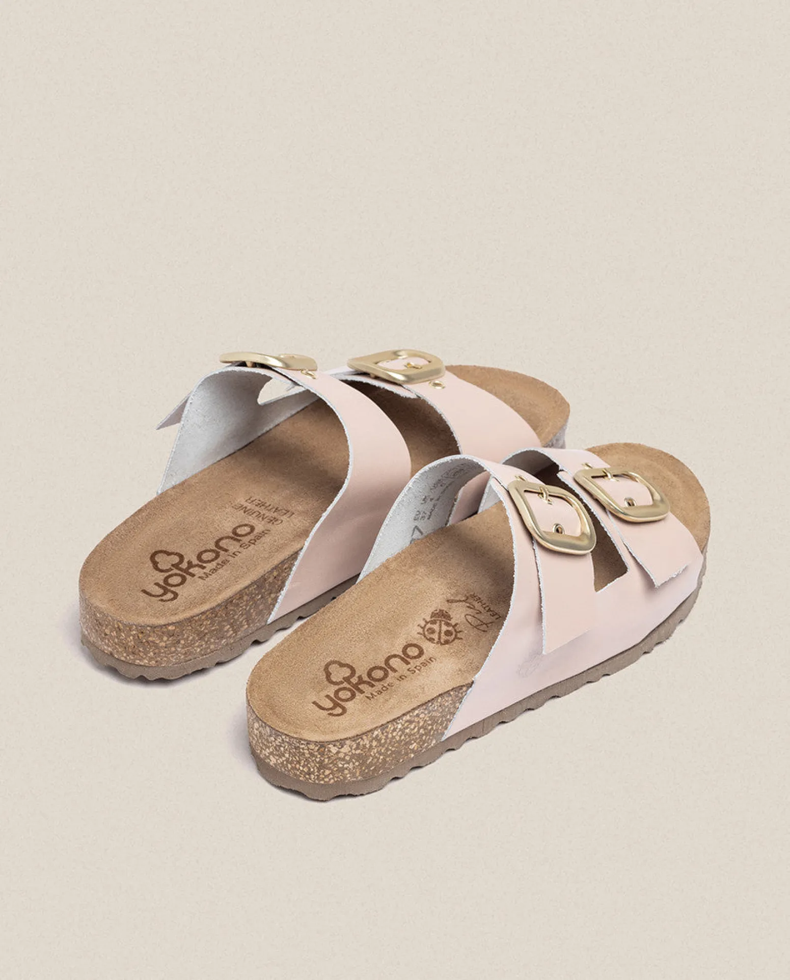 Sandale Plate JERBA-136 Beige