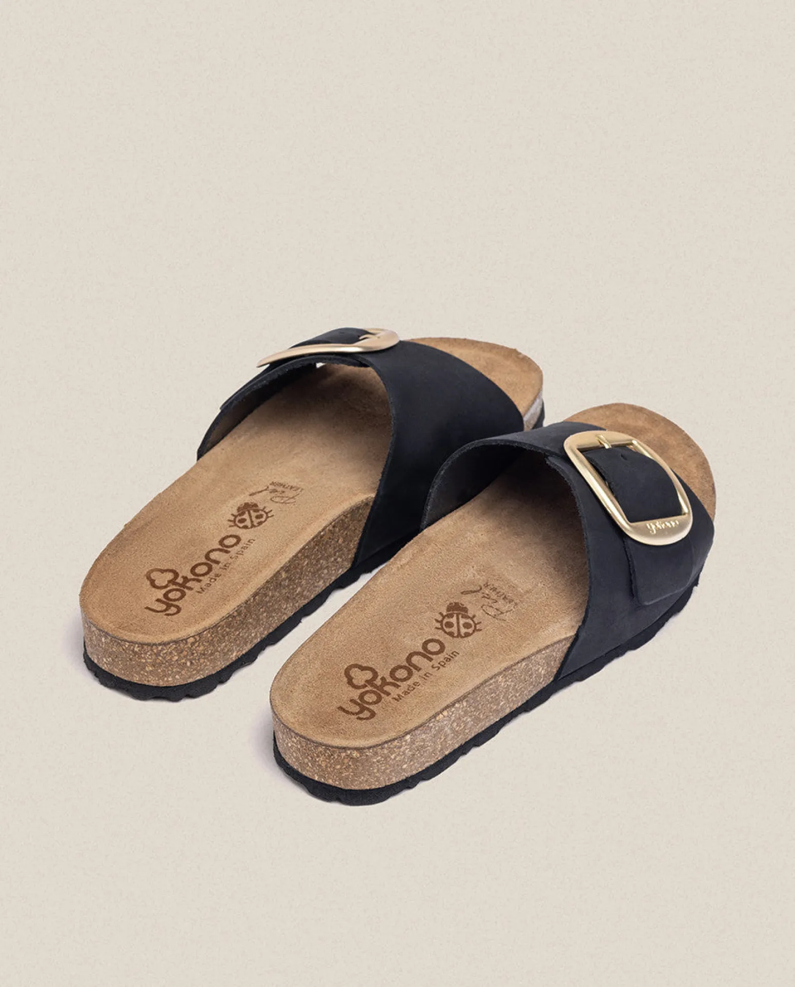Sandale Plate JERBA-114 Noir
