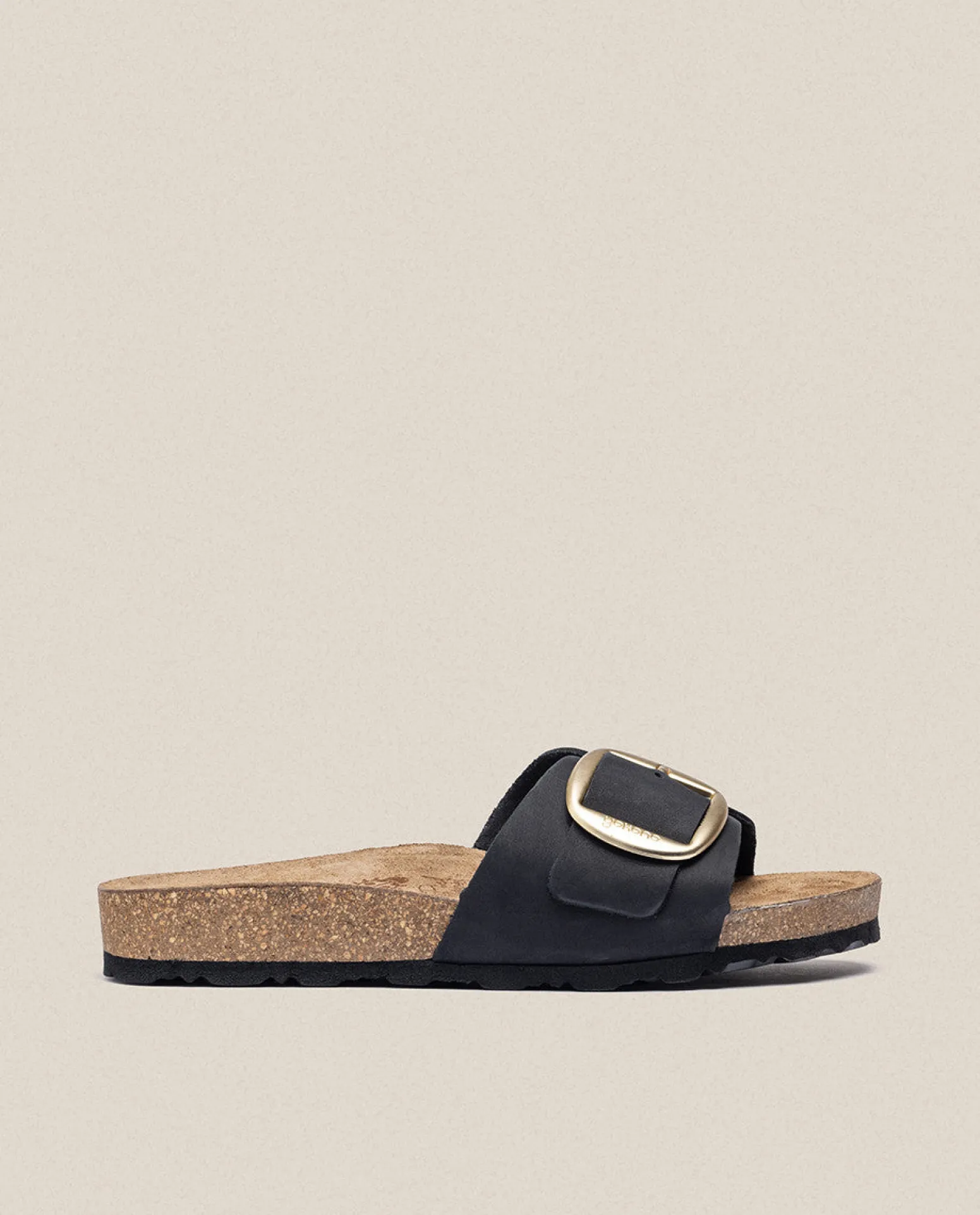 Sandale Plate JERBA-114 Noir