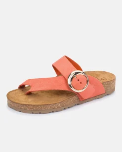 Sandale Plate JERBA-113 Rouge