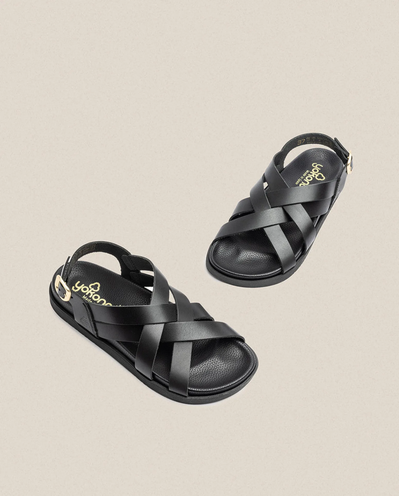 Sandale Plate Morena 005 Noir