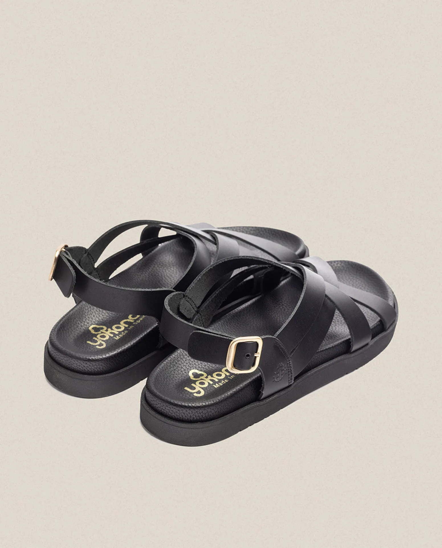 Sandale Plate Morena 005 Noir