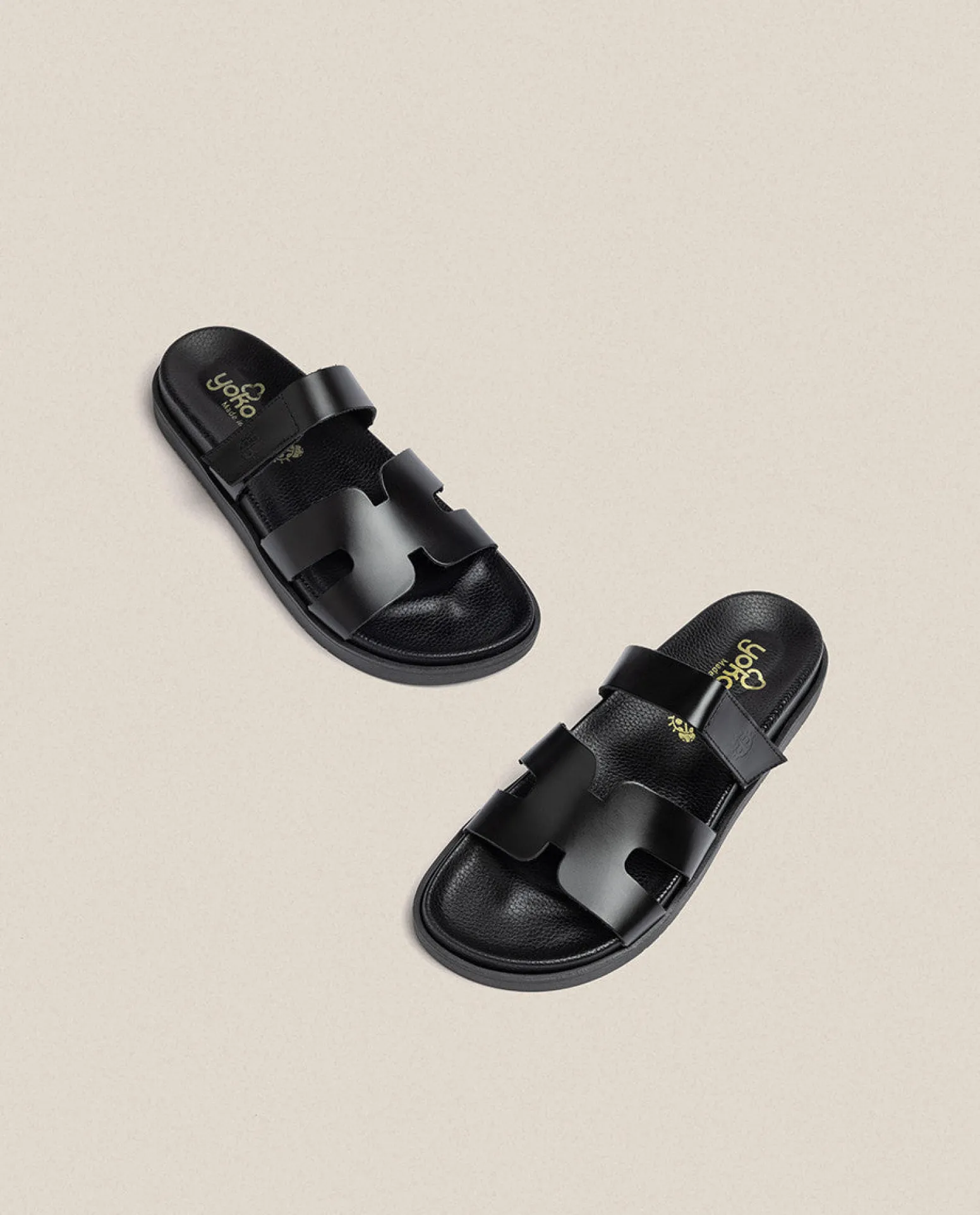 Sandale Plate MORENA-125 Noir