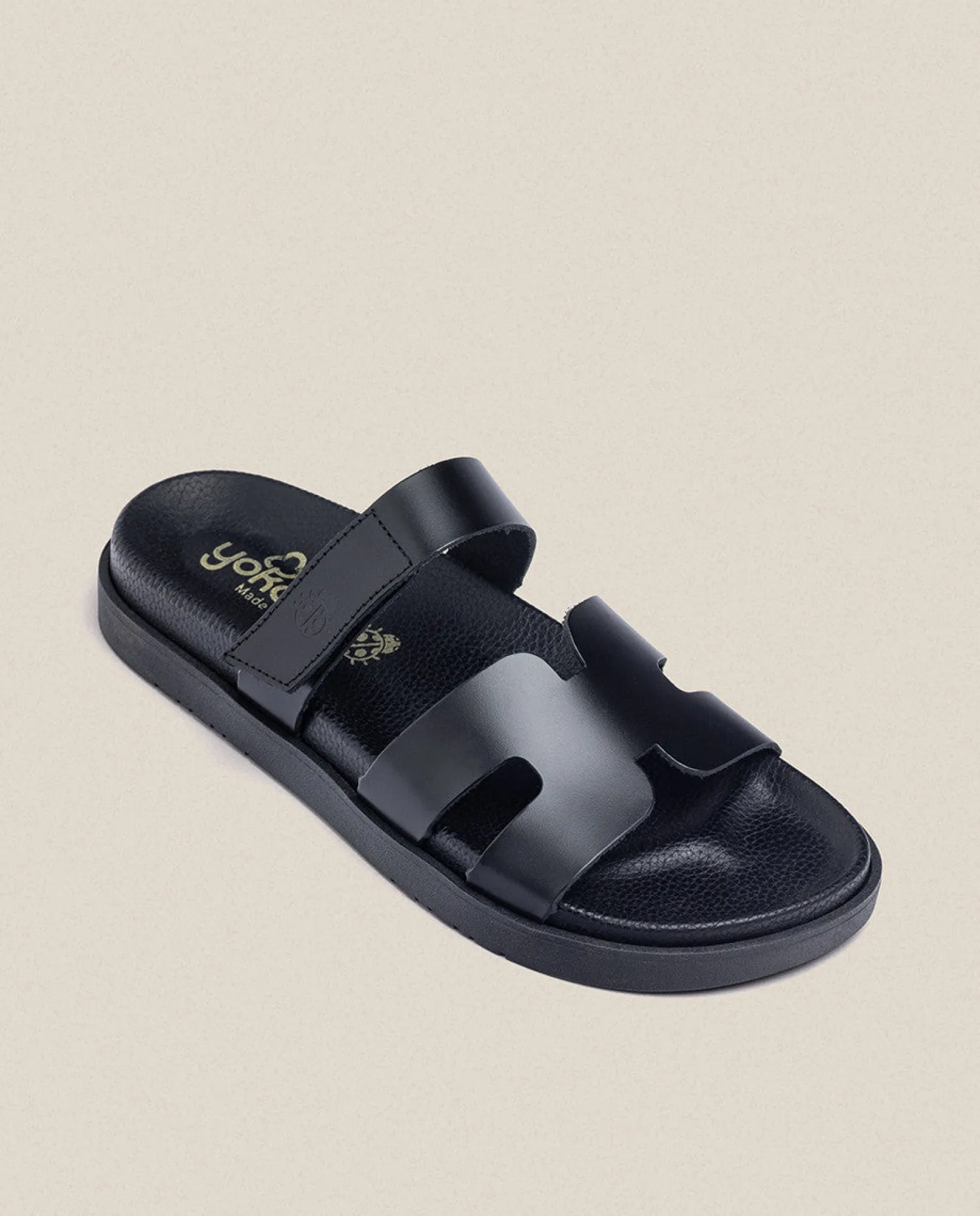 Sandale Plate MORENA-125 Noir